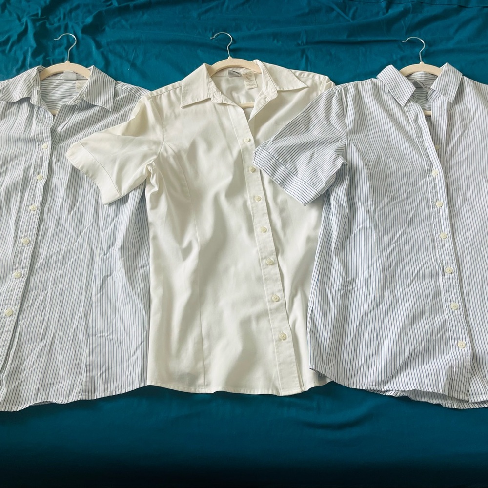 Uniform Shirts with Name Bar Holes